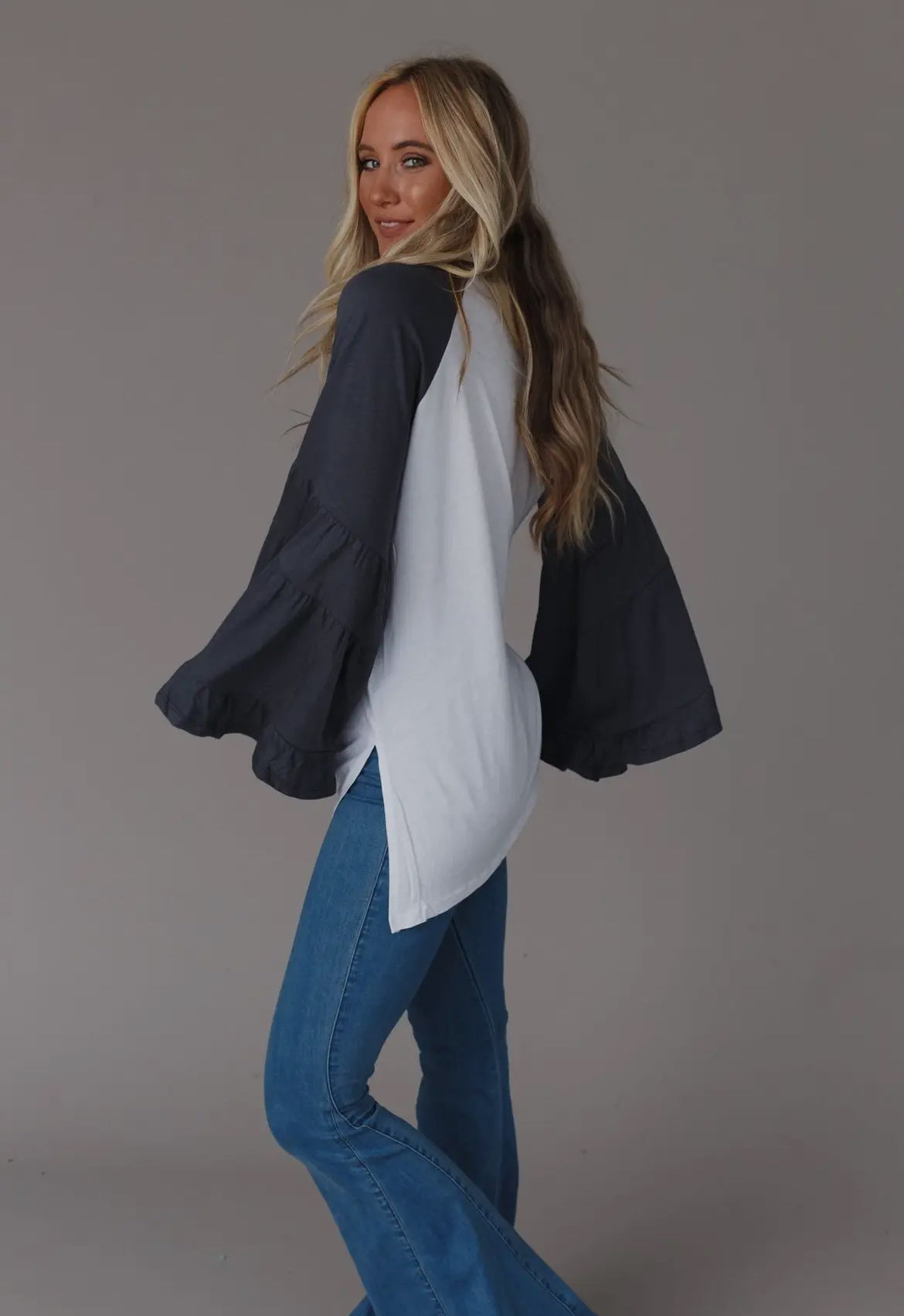 Bell Sleeve Baseball Tee