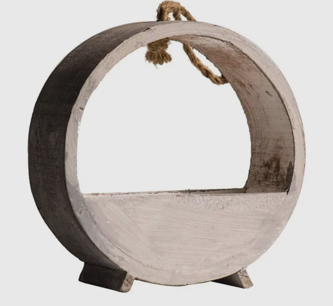 Round Hanging Planter Set