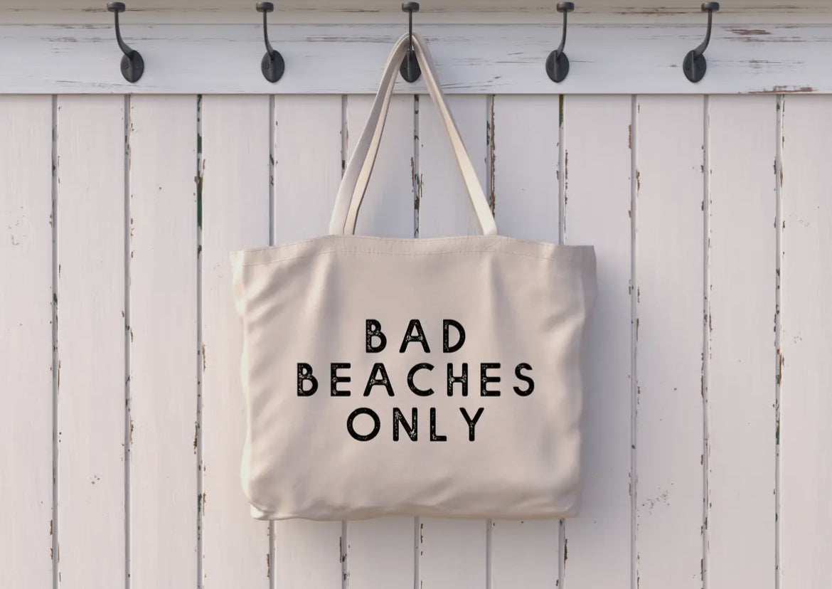 “Bad Beaches” Tote-Large