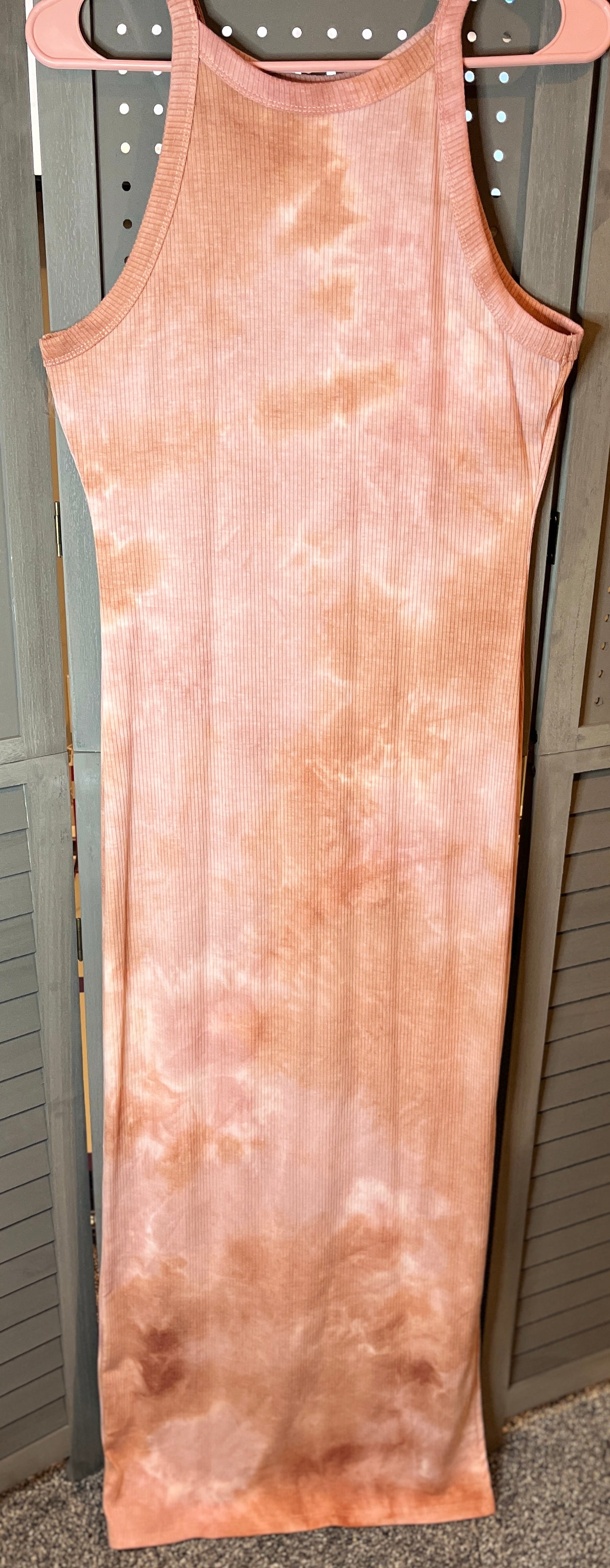 Pink Tie Dye Maxi