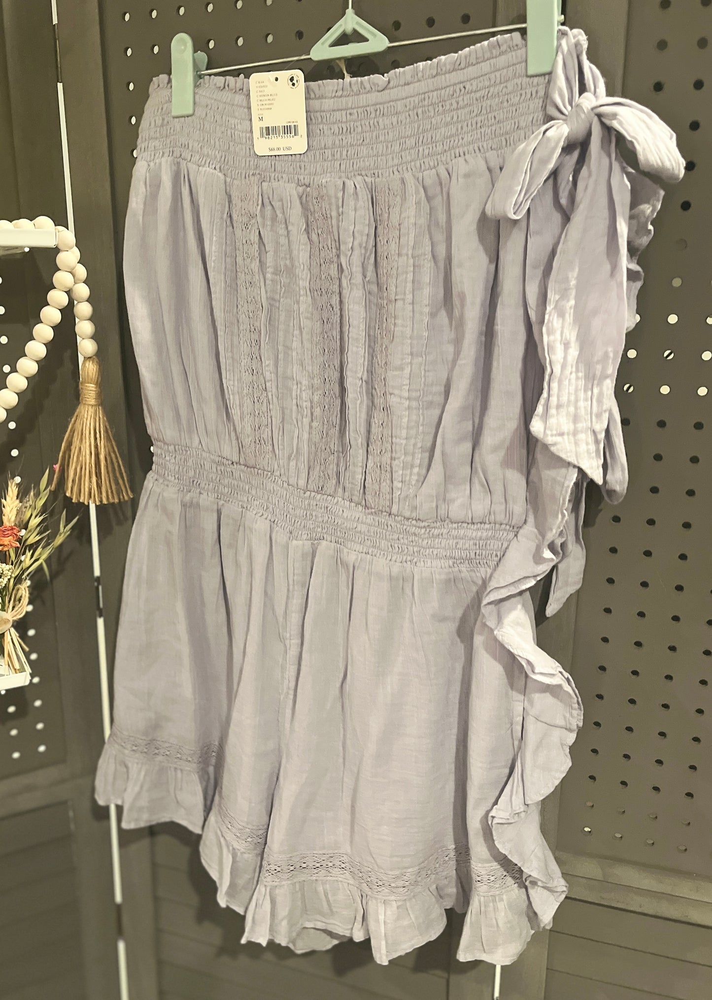 Free People Ruffle Tube Romper