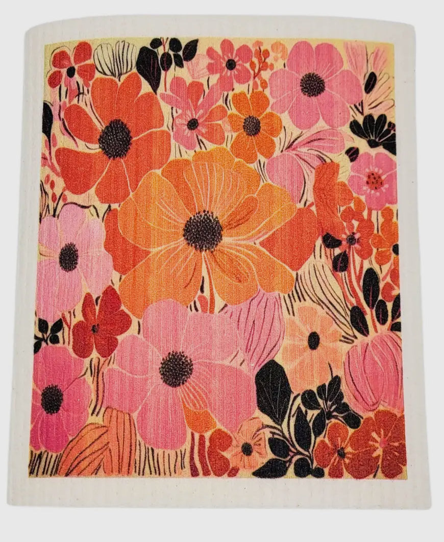 Swedish Dishcloth (Floral)
