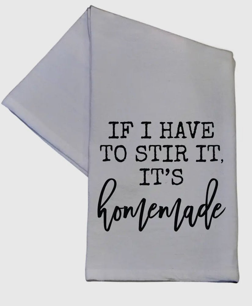 Tea Towel-White (Homemade)