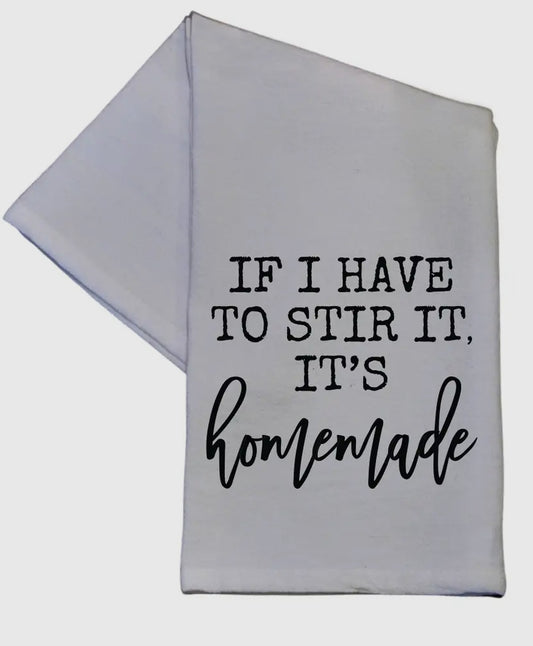 Tea Towel-White (Homemade)