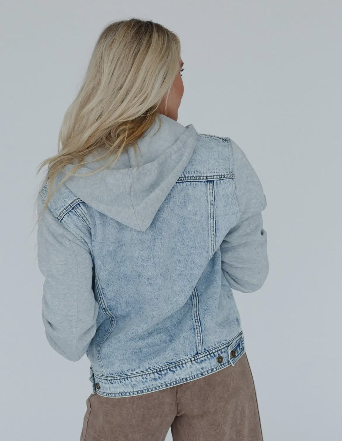 Hooded Denim Jacket