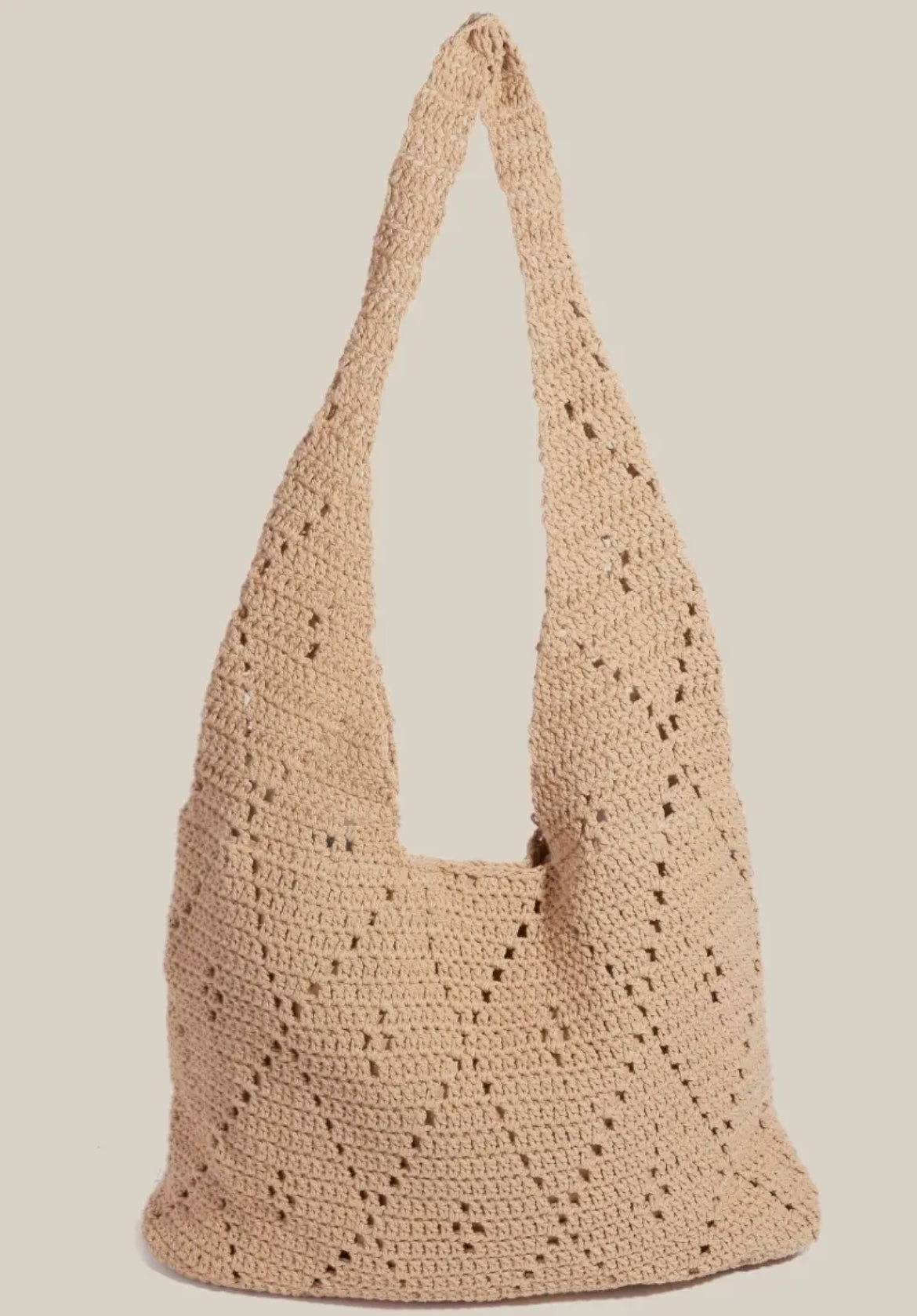 Crochet Knit Hobo Shoulder bag
