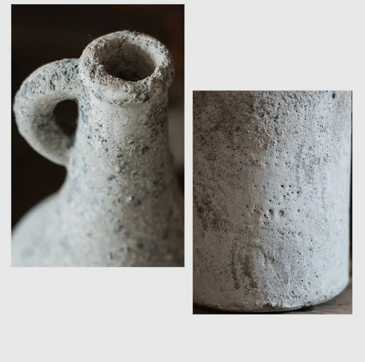 Rough Textured Dried Flower Vase