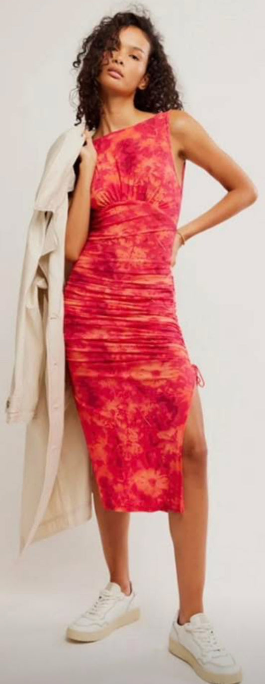 Free People Cinch Sides Stretchy Maxi