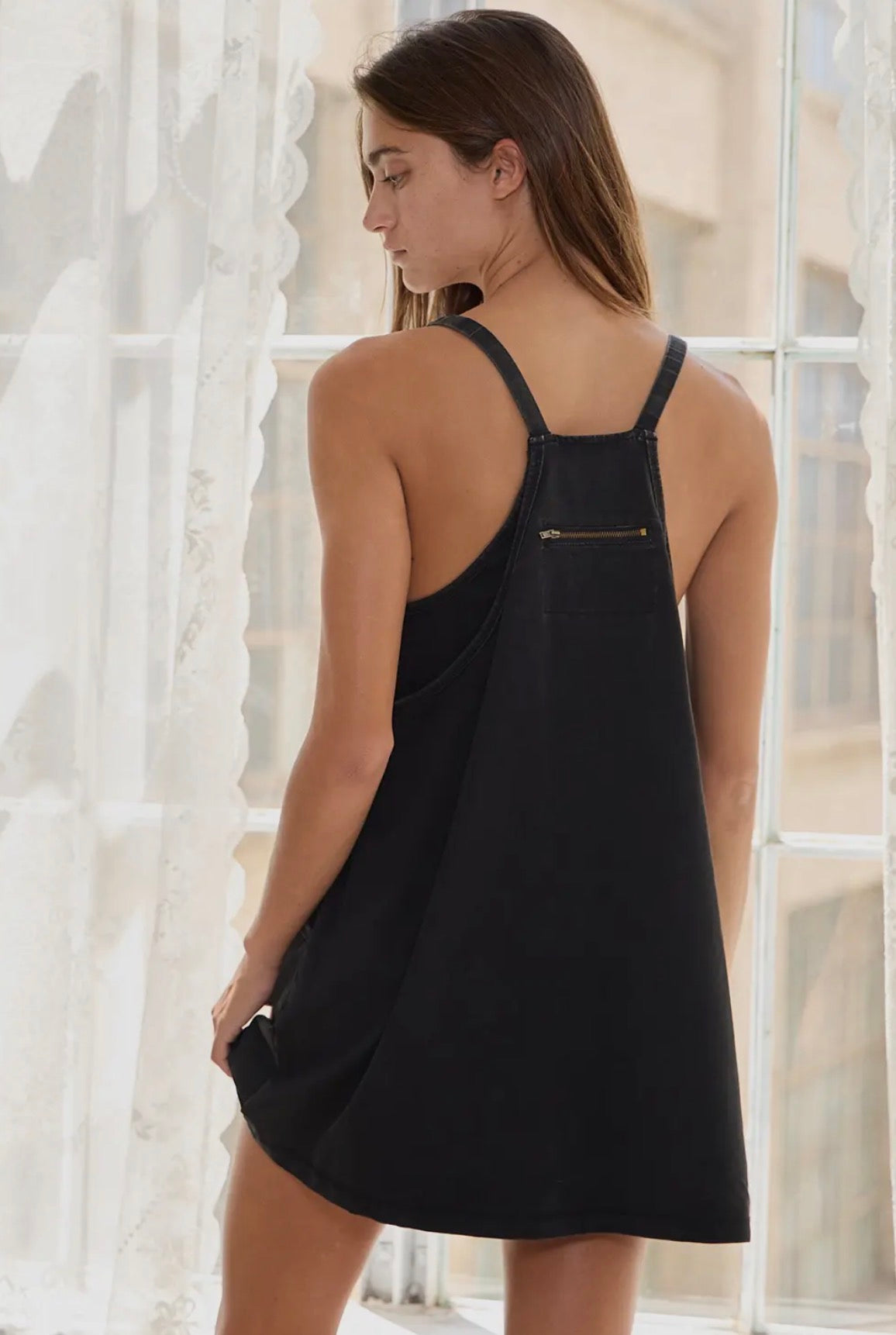 Mini dress romper