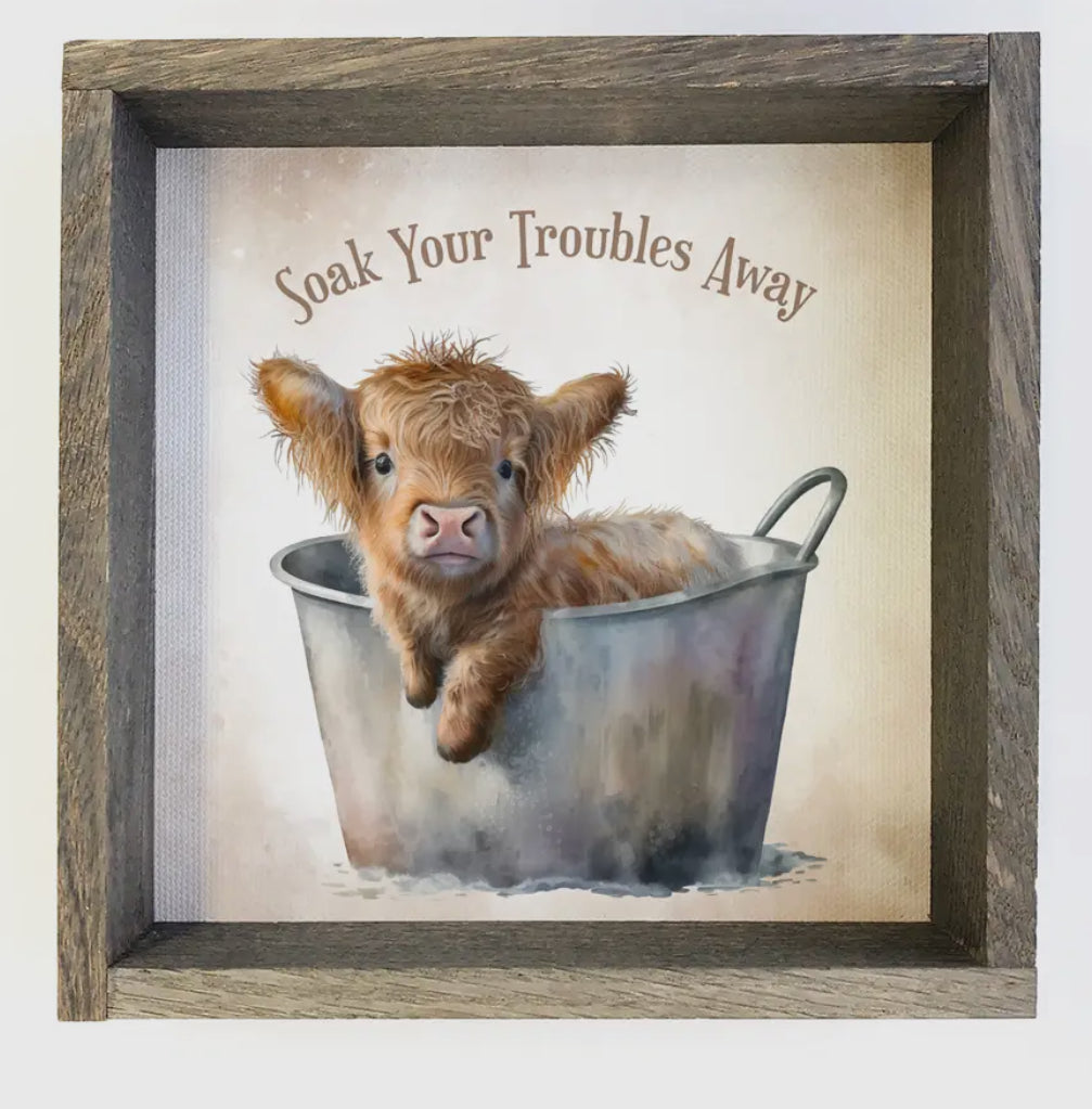 Canvas Art “Highland Cow”