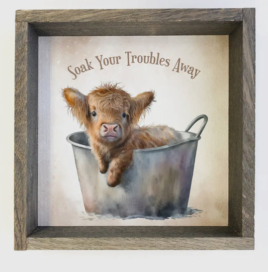 Canvas Art “Highland Cow”