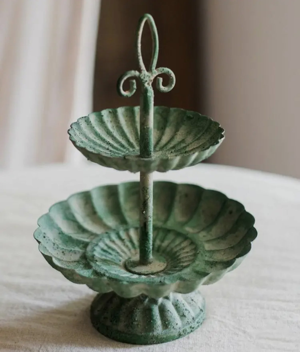 2 Tier Small Decorative Tray