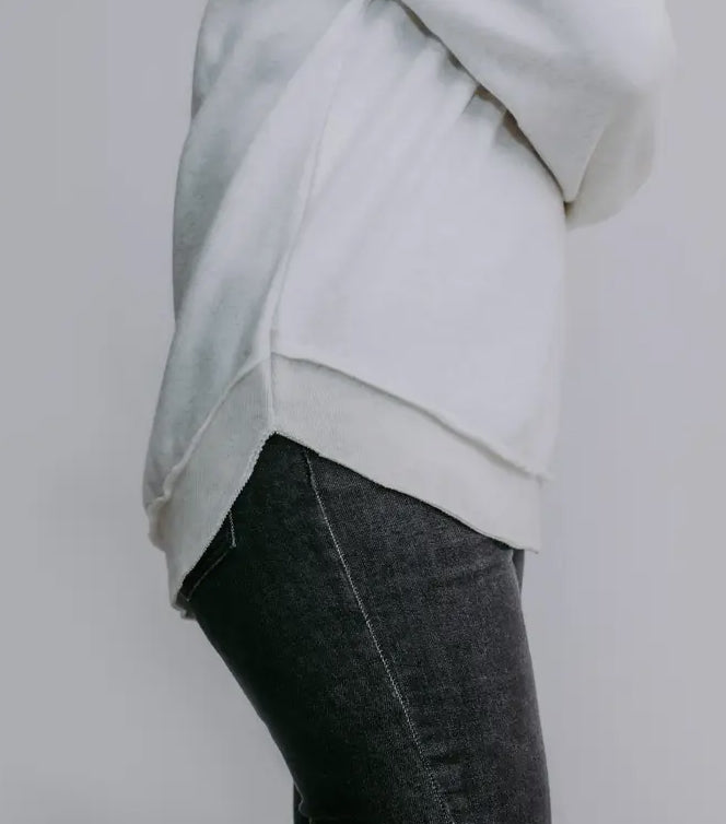 Heather Gray Pullover Sweatshirt