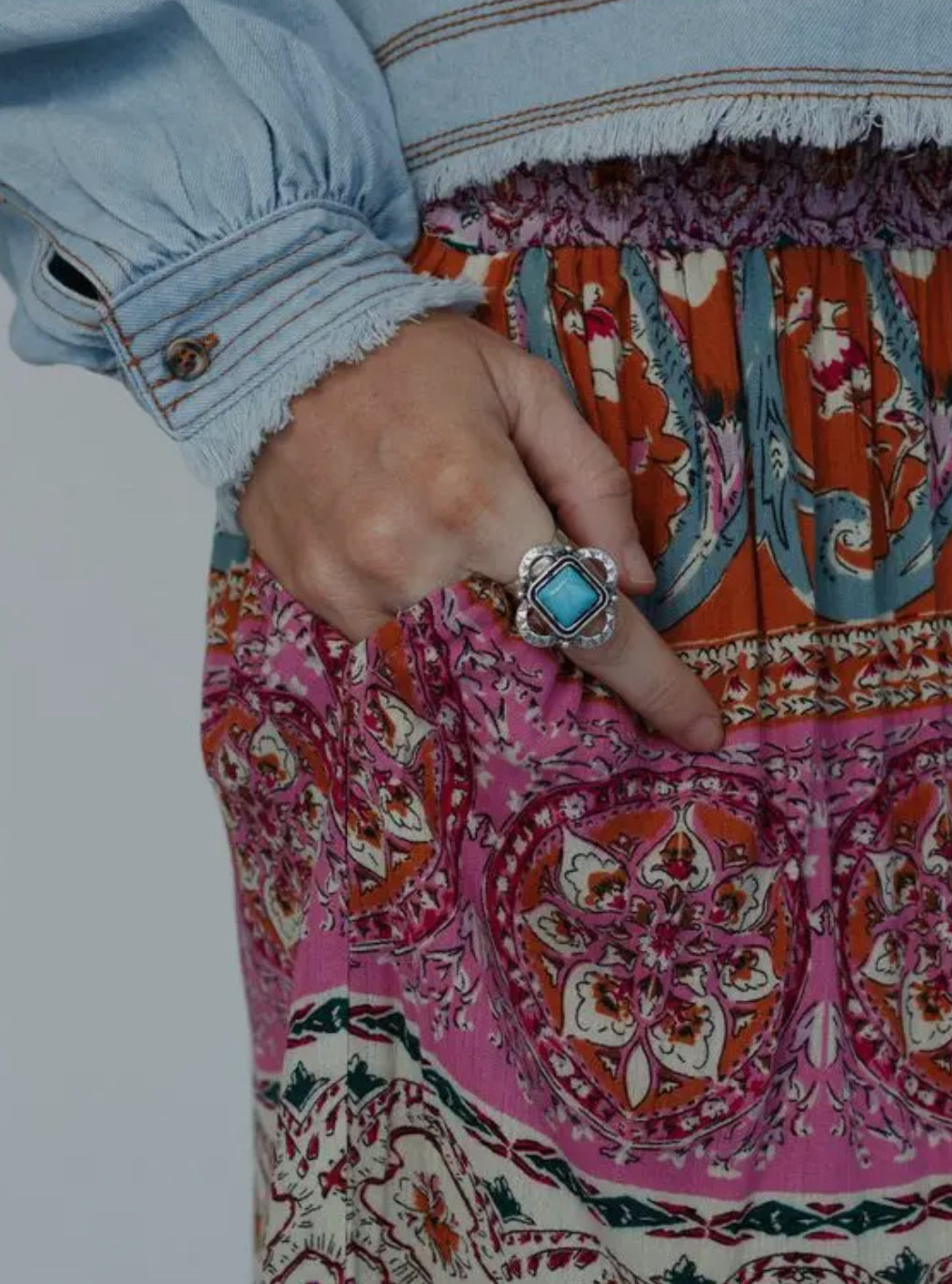 Square Turquoise Ring