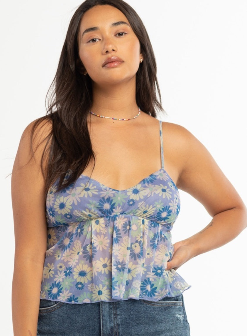 Daisy Mesh Cami