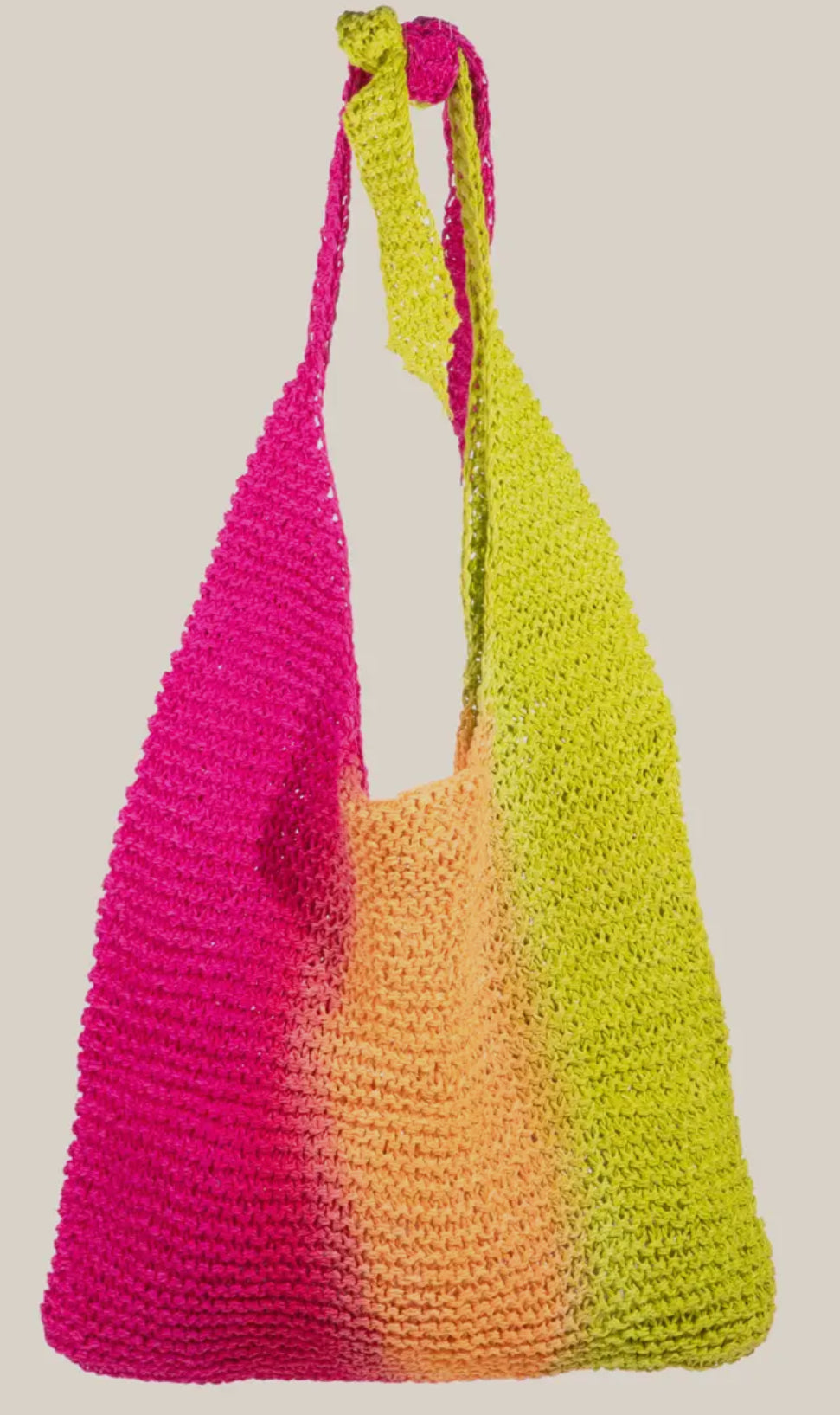 Braided Ombré Hobo Bag