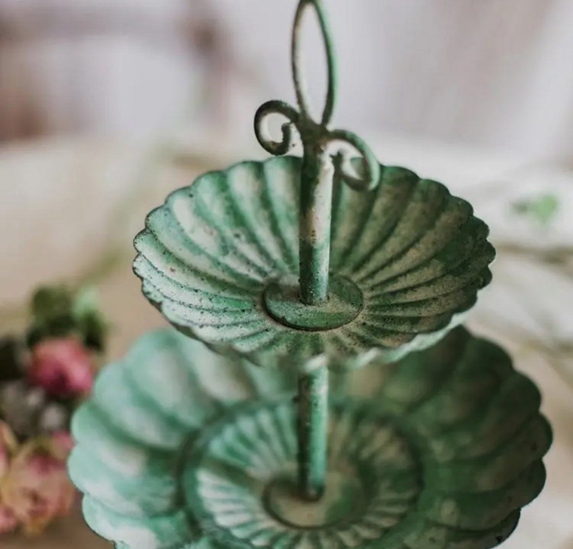 2 Tier Small Decorative Tray