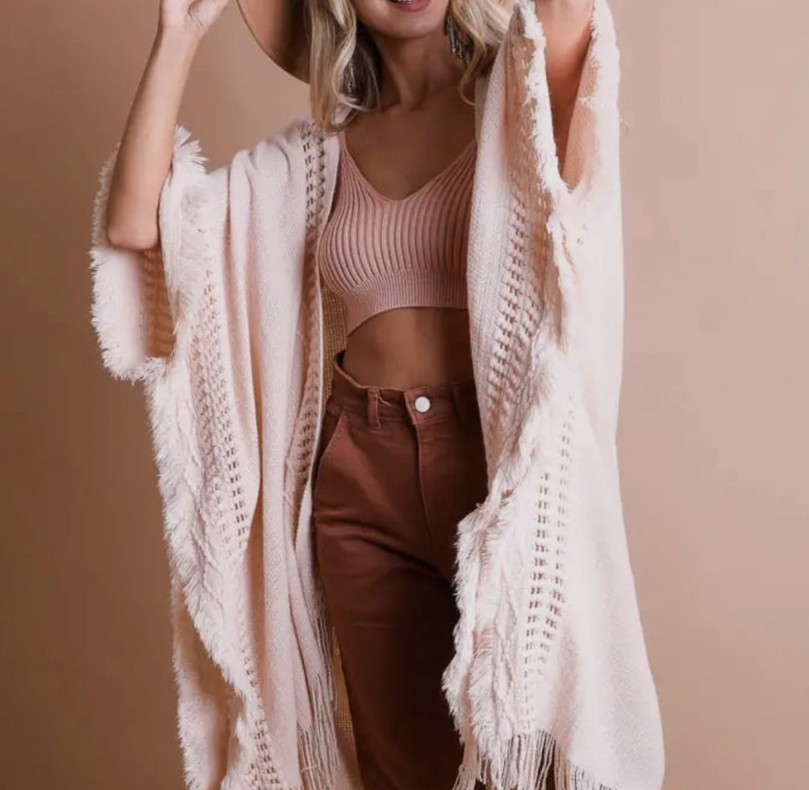 Frayed Boho Kimono