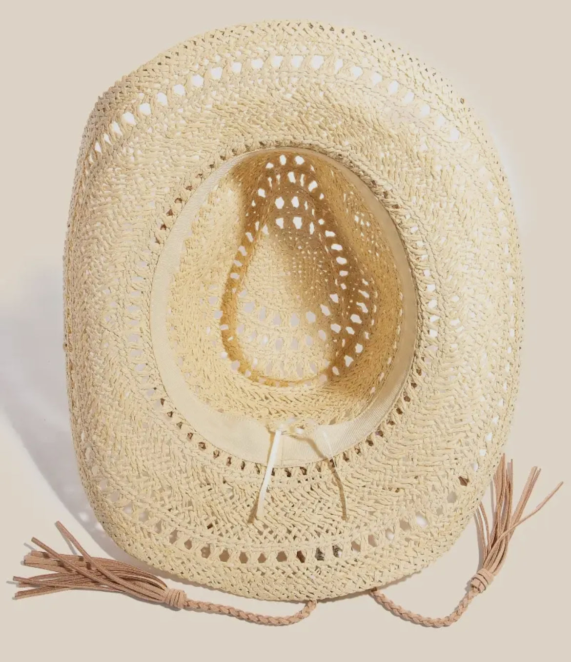 Woven Western Fedora Straw Hat