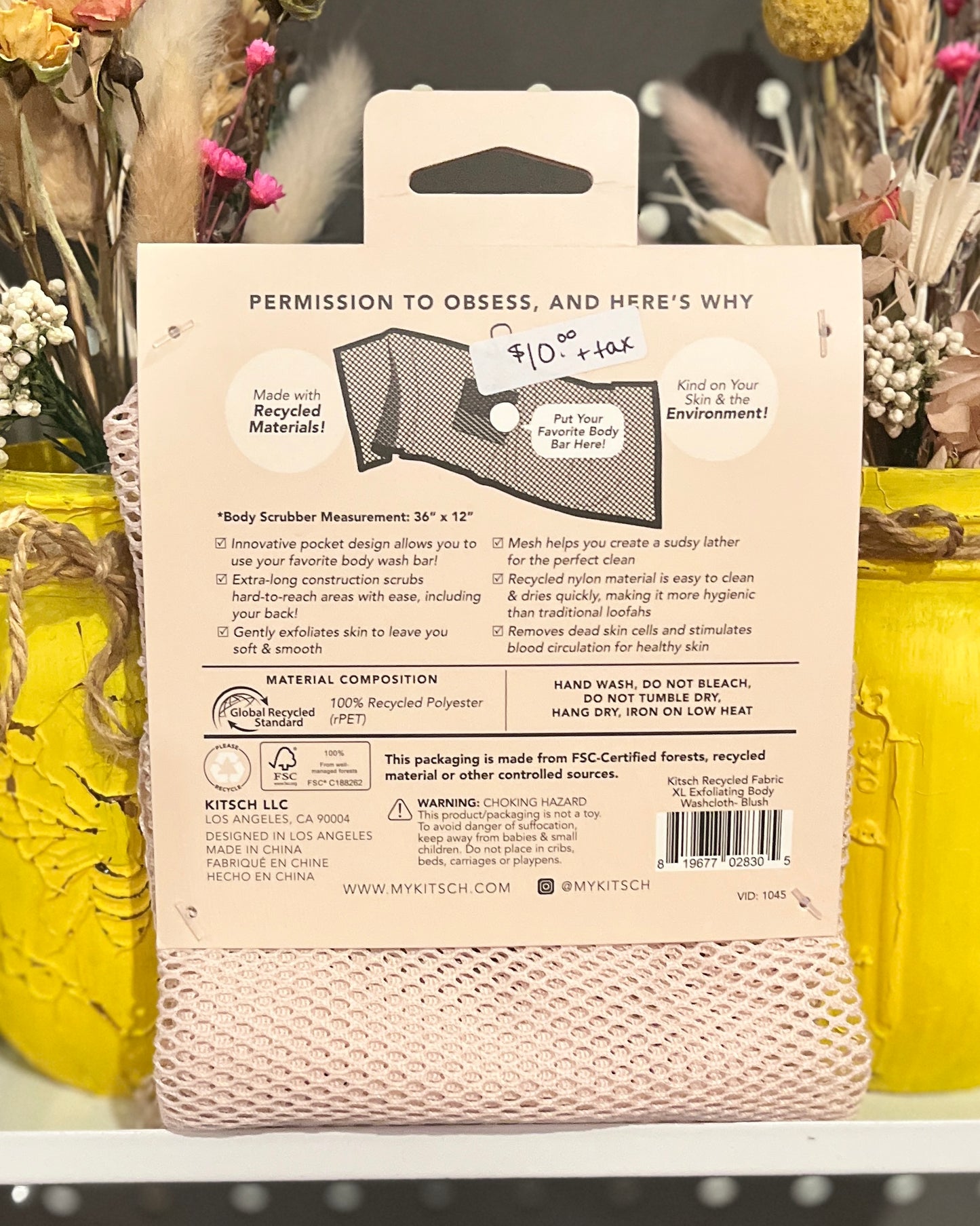 Kitsch Exfoliating Washcloth