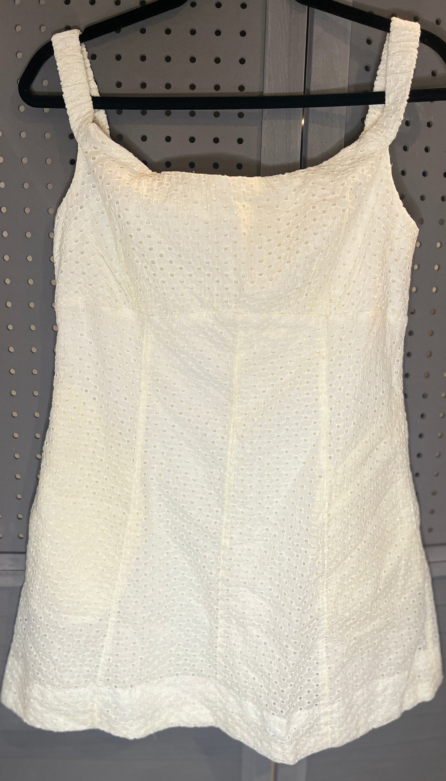 Free People Sleeveless Eyelet Mini