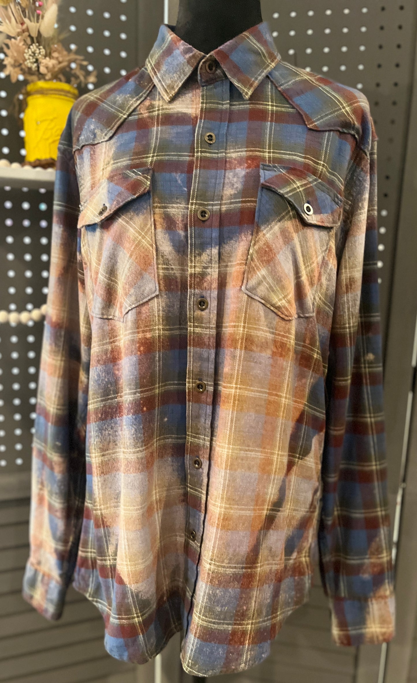 Bleached Flannel-Wrangler