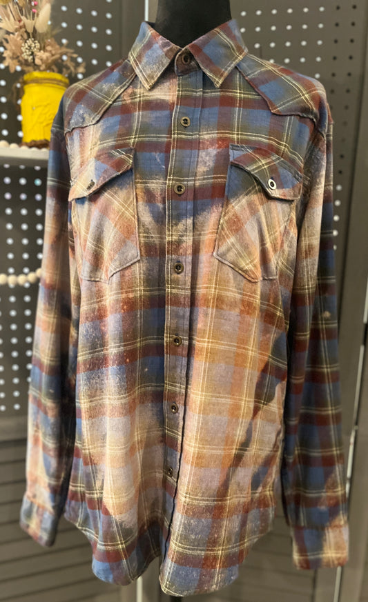 Bleached Flannel-Wrangler