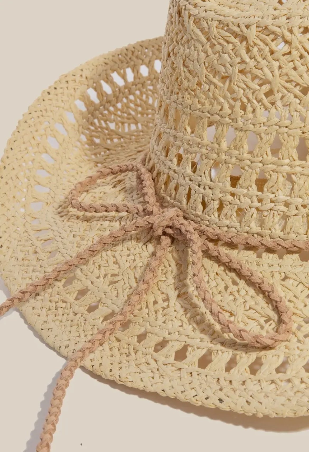 Woven Western Fedora Straw Hat